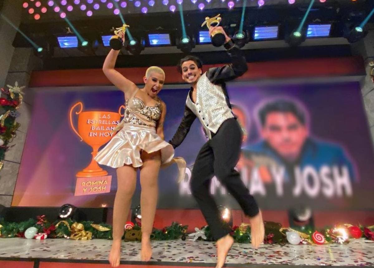 Romina Marcos y Josh Gutiérrez son los ganadores de ‘Las Estrellas bailan en Hoy’