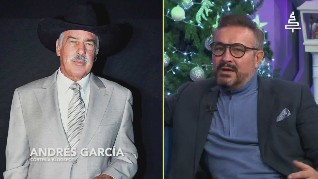 Arturo Peniche habla de la admiración que siente por Andrés García, incluso lo llama 'papá Andrés'
