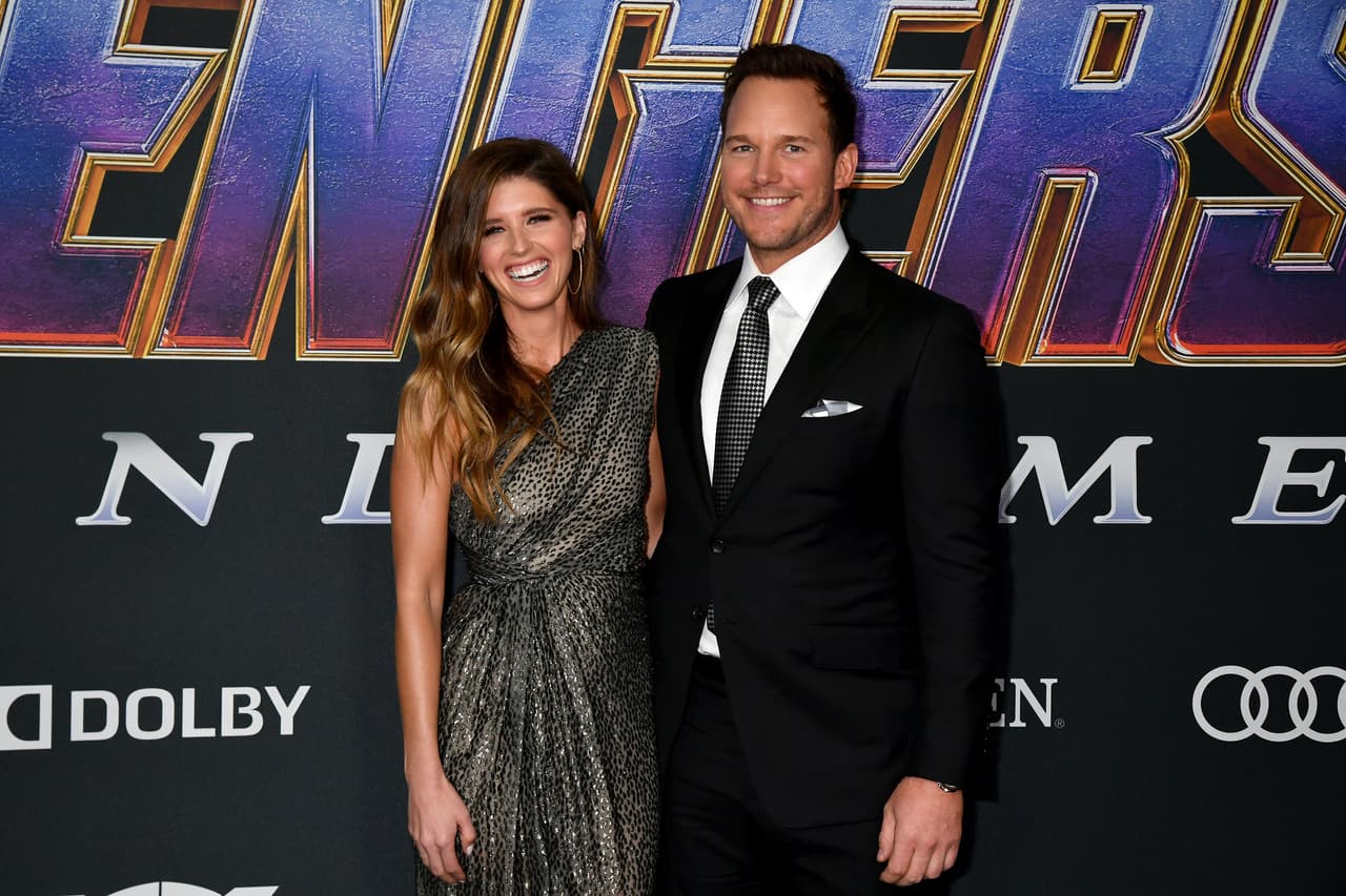 LOS ANGELES, CALIFORNIA - APRIL 22: Katherine Schwarzenegger and Chris Pratt attends the World Premiere of Walt Disney Studios Motion Pictures "Avengers: Endgame" at Los Angeles Convention Center on April 22, 2019 in Los Angeles, California. (Photo by Jeff Kravitz/FilmMagic)