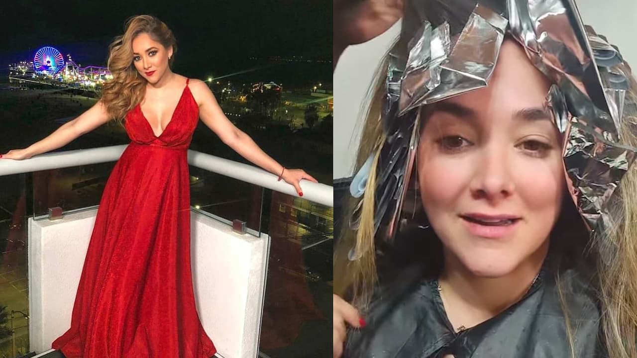 Sherlyn se cambia el look y asegura nunca había estado tan rubia