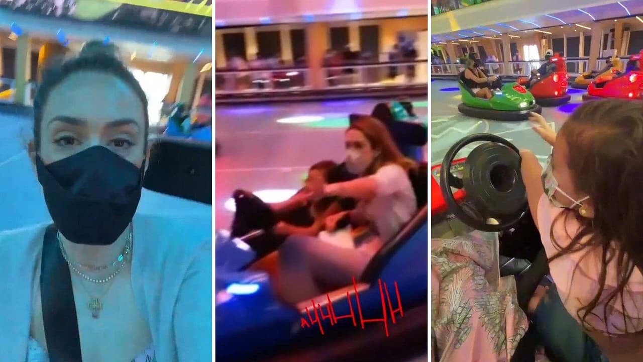 Jacky Bracamontes: Por andar en los carritos chocones con su hija terminó con dolor de espalda