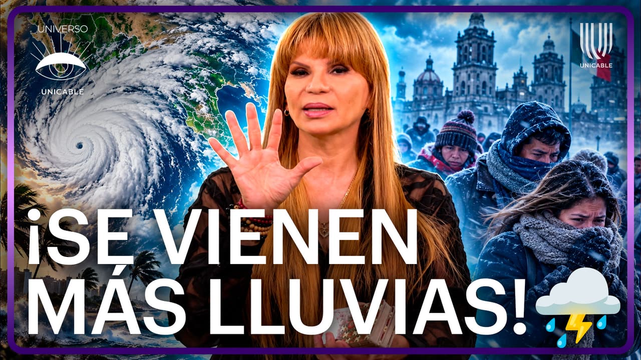 ¡Lluvias, FRÍO y HURACANES! Mhoni Vidente revela lo que viene para octubre