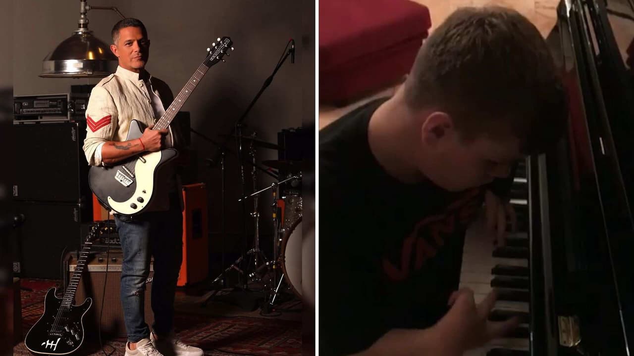 Chico especial hace cover de una canción de Alejandro Sanz y el cantante comparte orgulloso