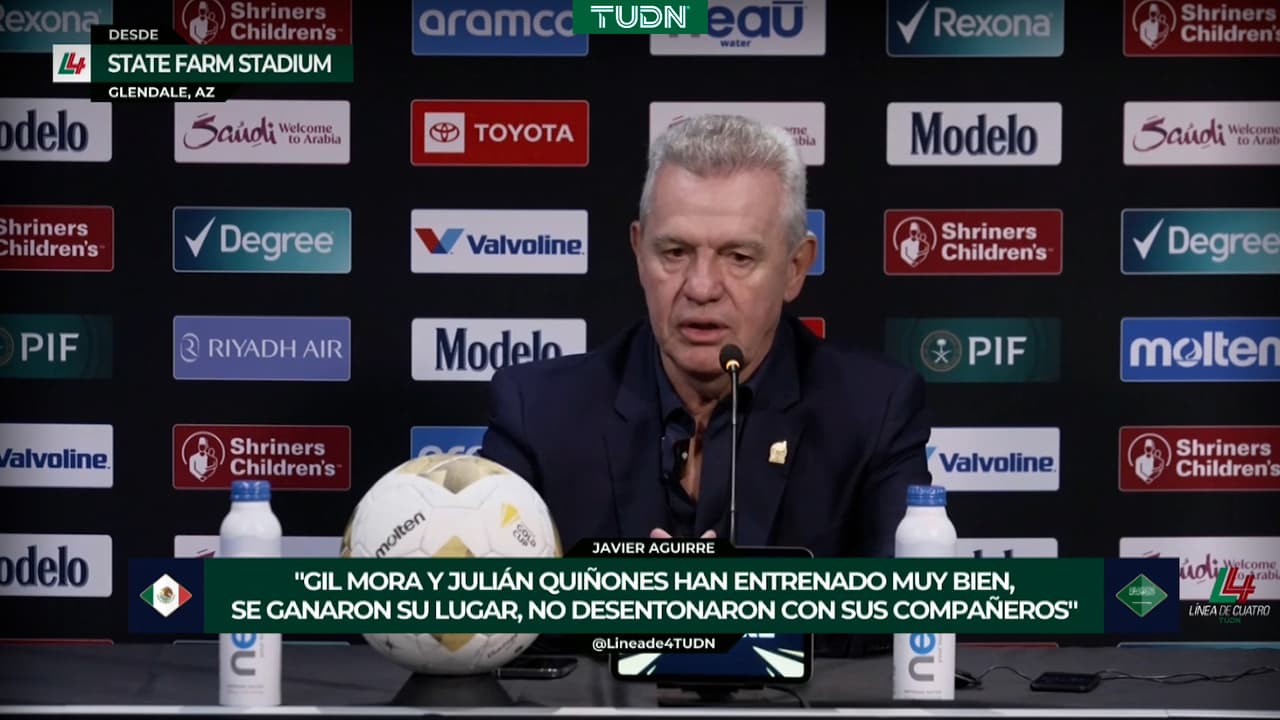 Las palabras de Javier Aguirre, tras el debut de Gilberto Mora
