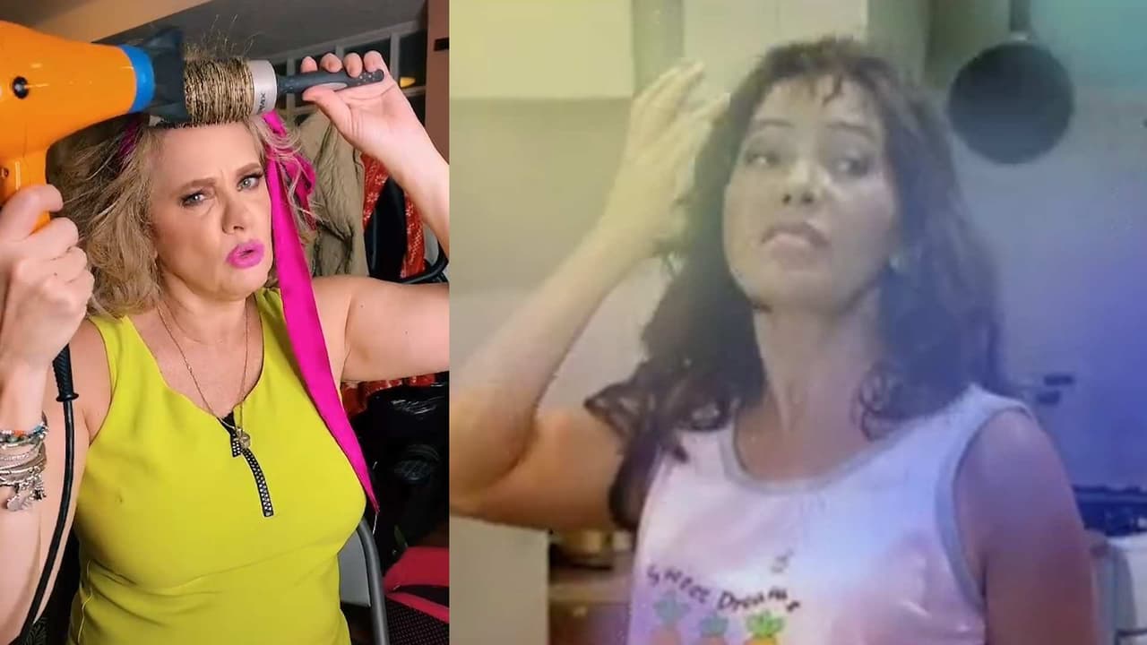 A Erika Buenfil no le gusta salir sin su fleco, así como María de Todos los Ángeles