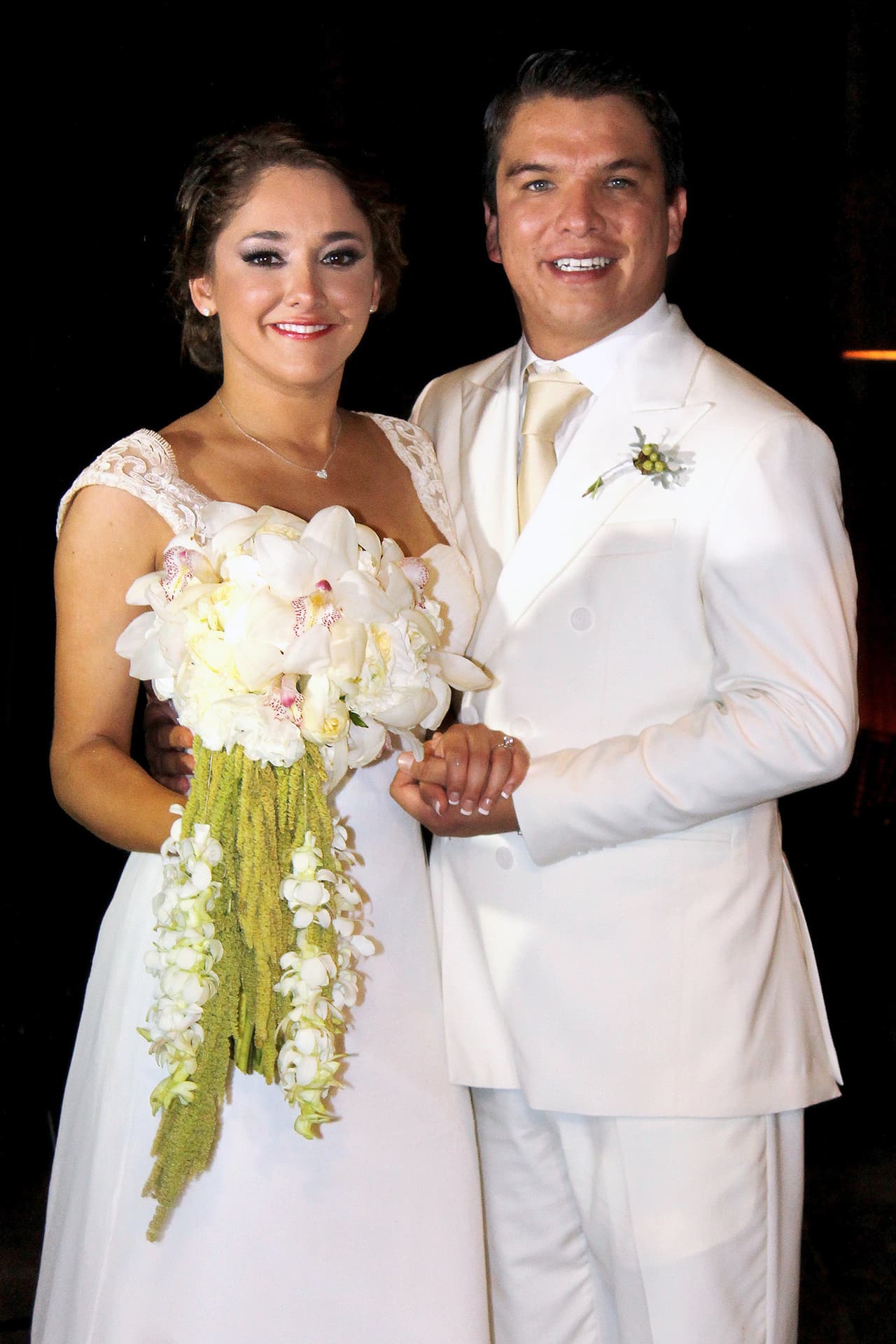 Pero fue hasta el 2012 cuando Sherlyn comenzó a salir y tras siete meses de relación se casaron en una boda religiosa en la ex Hacienda de Chautla, Puebla.