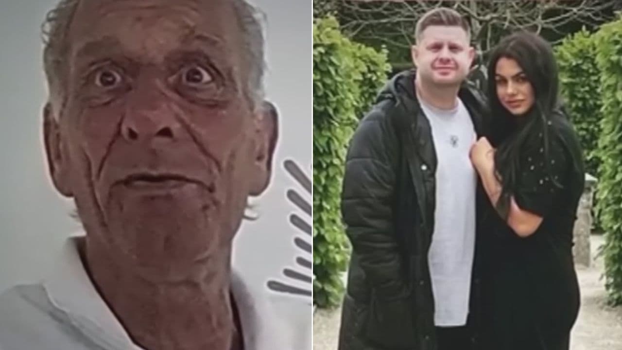 "Maté a dos personas": revelan video del momento en que un abuelo confiesa el crimen de una pareja