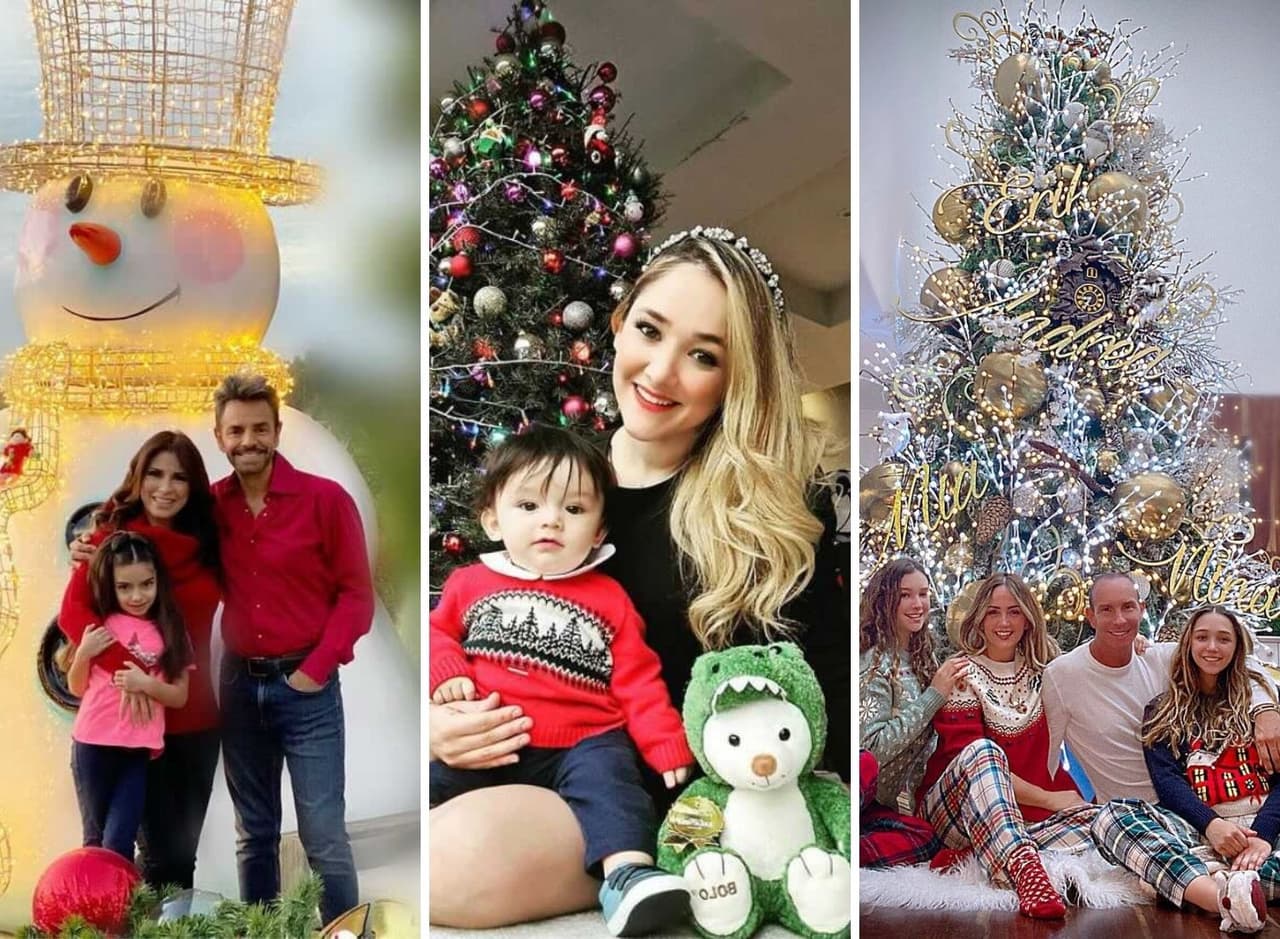 Hoy es Nochebuena y los famosos ya están compartiendo sus mejores postales navideñas junto a su familia. Por ello, aquí te mostramos cómo es que celebran las fechas decembrinas.