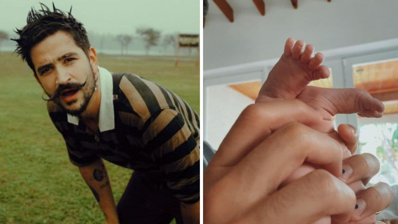 Camilo presume sus dotes de papá y dice que es el mejor con los pañales