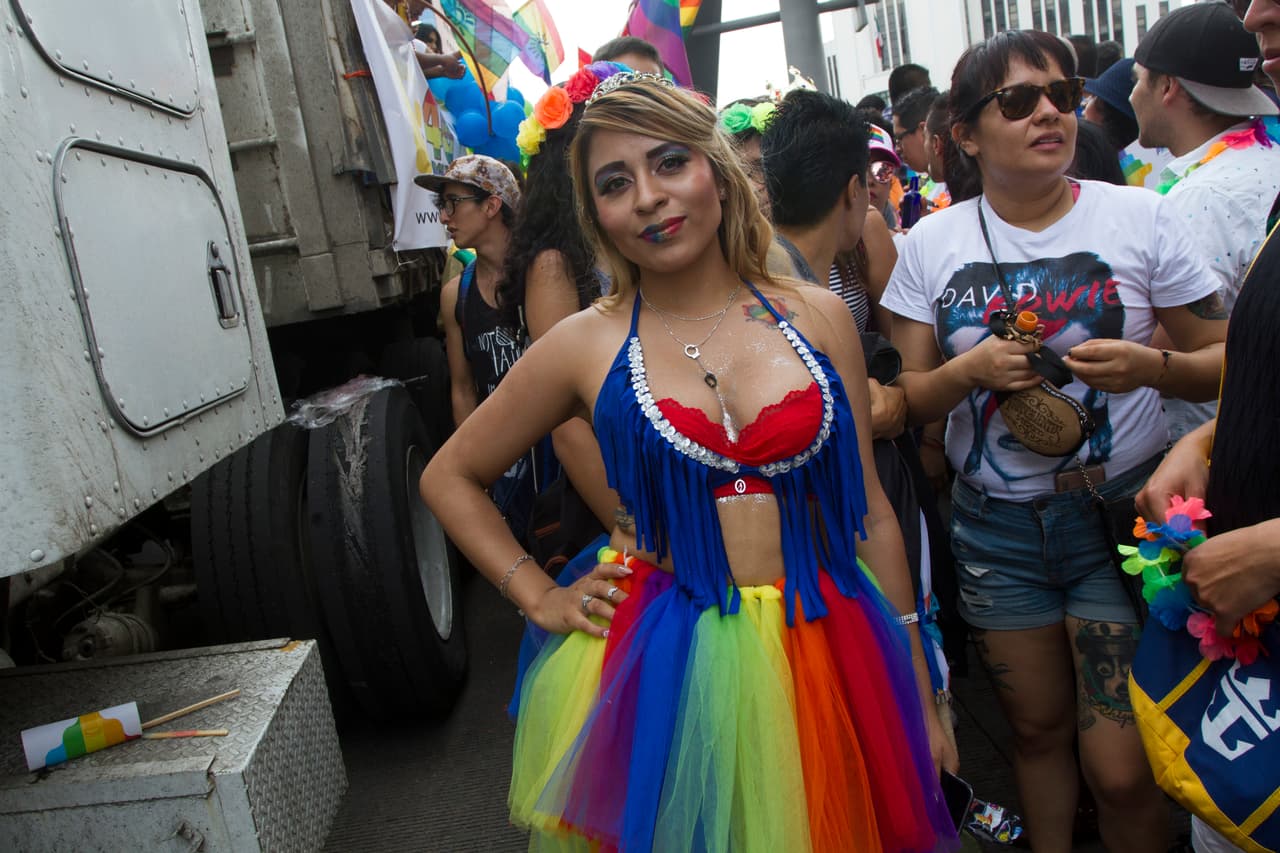 También vimos princesas multicolor