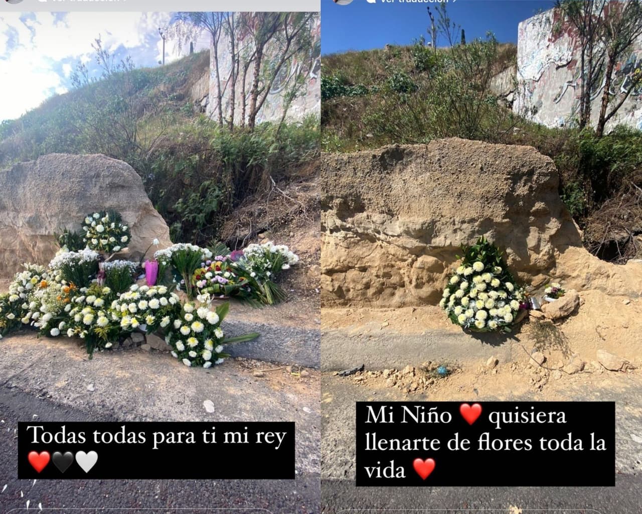 Prometida de Octavio Ocaña visito el lugar donde él murió.