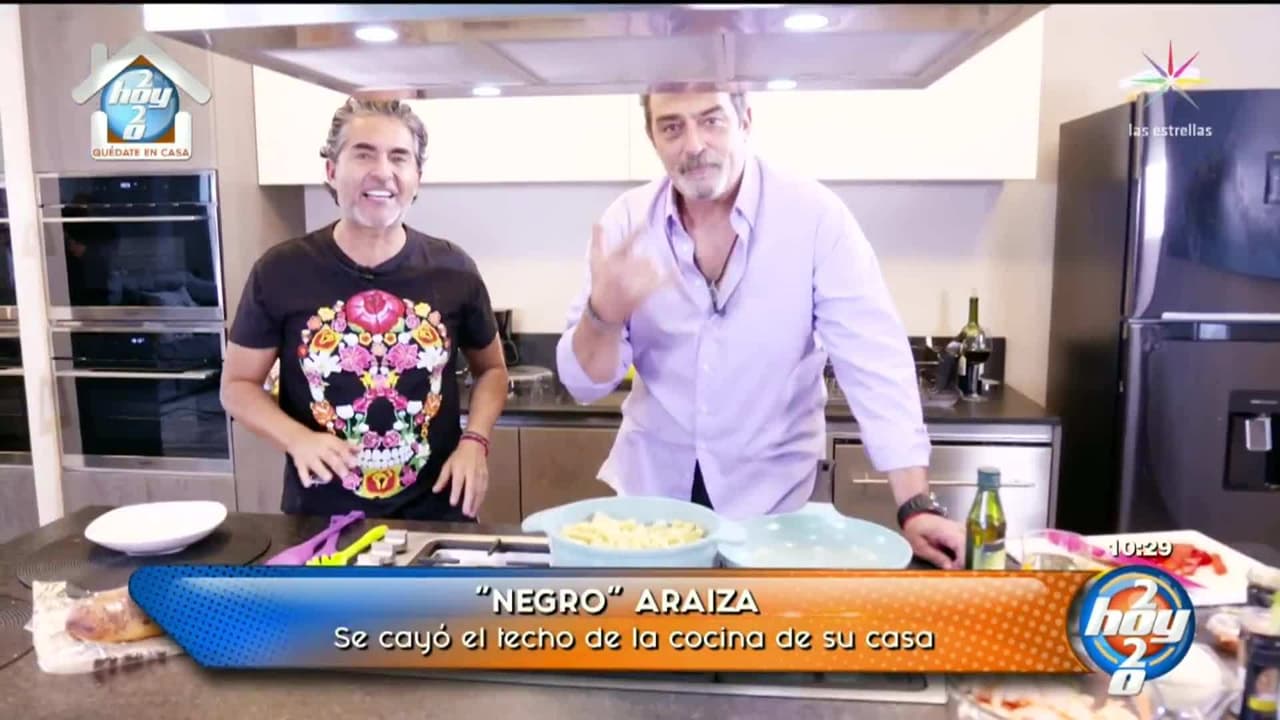 Así quedó el departamento de Raúl Araiza tras inundación: 'se estaba cayendo todo'