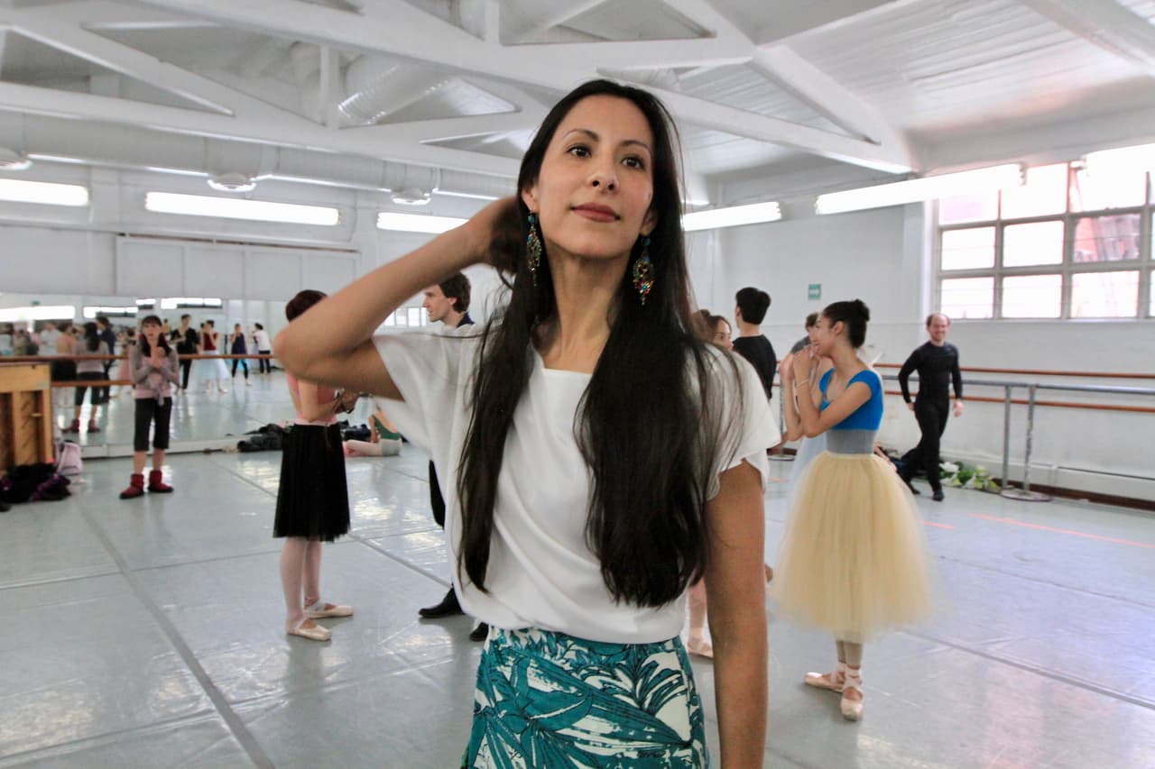 90419095. México, 19 Abr 2019 (Notimex-Javier Lira).- Elisa Carrillo, bailarina y directora artística de la Compañía Nacional de Danza del Centro Cultural del Bosque, está nominada al Prix Benois de la Danse 2019 y se prepara para su próxima temporada de primavera en el Palacio de Bellas Artes. NOTIMEX/FOTO/JAVIER LIRA/JLO/ACE/