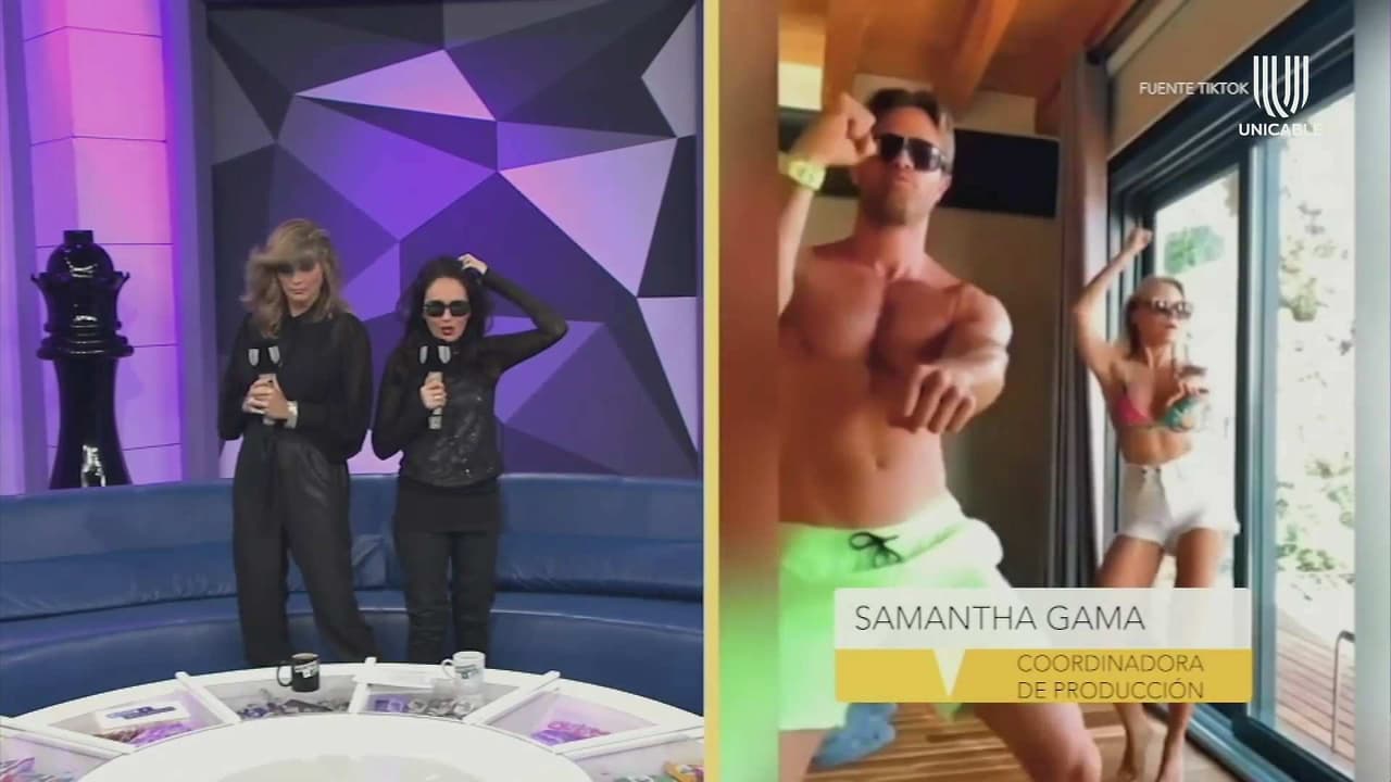 Montserrat Oliver y Yolanda Andrade intentan recrear el reto de TikTok de Angelique Boyer y Sebastián Rulli