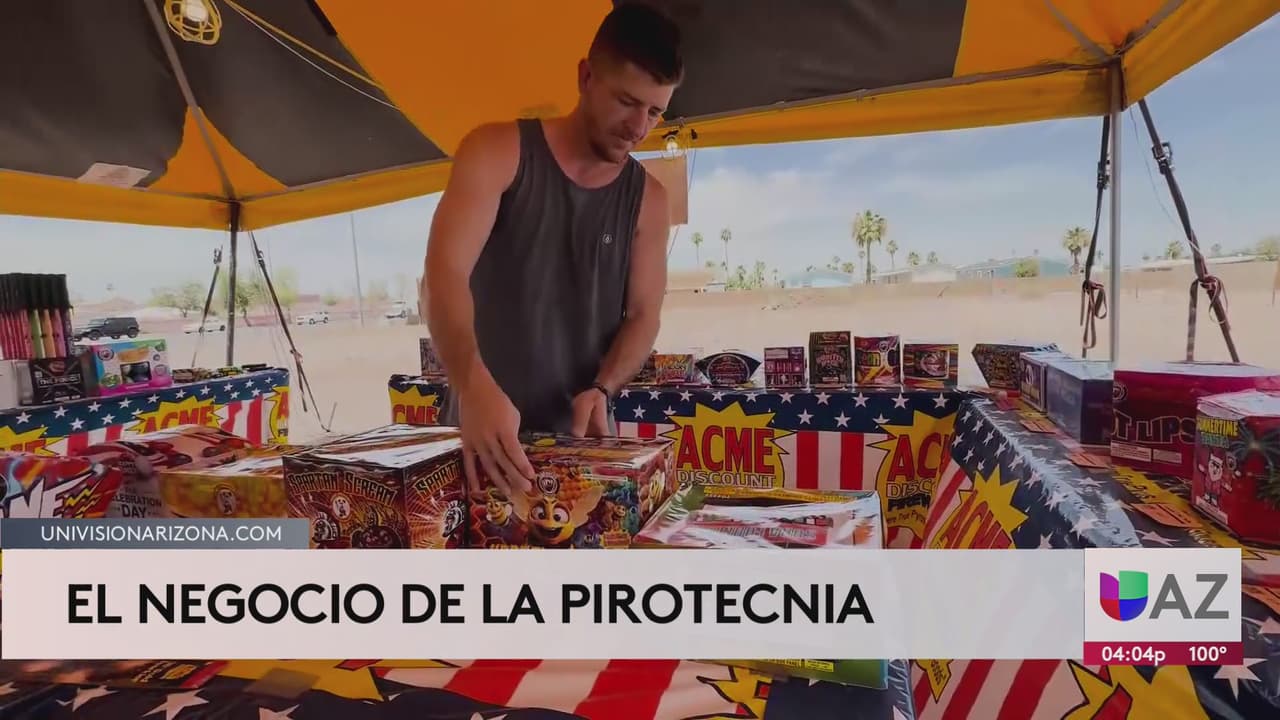 Desde $3 hasta $250 por paquete: así se mueve el mercado de pirotecnia en Arizona