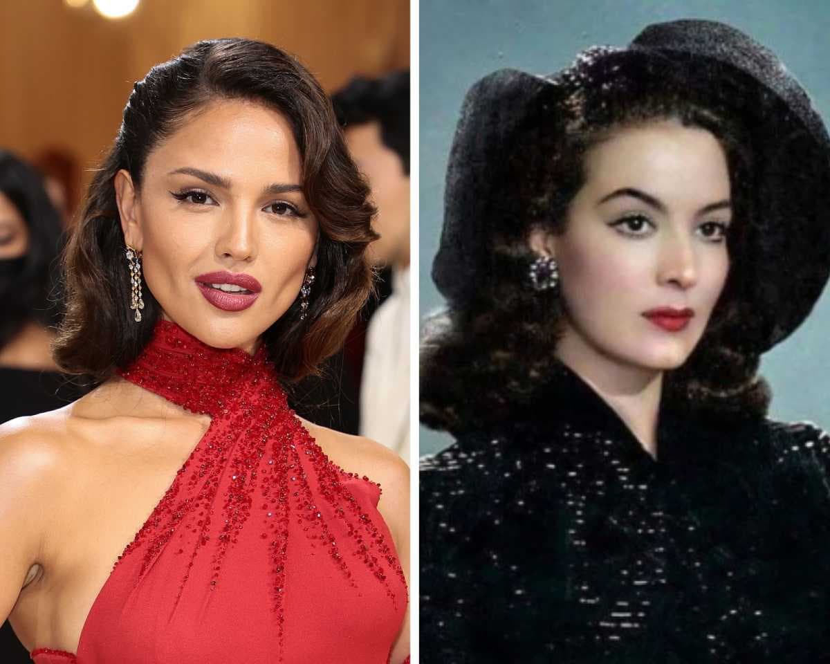Eiza González inspira su look en María Félix durante su paso por la MET Gala 2021