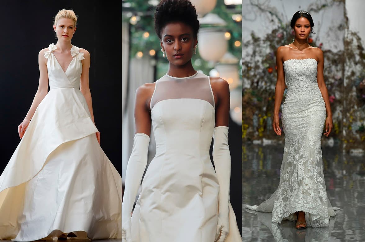 ¿Buscas saber cuáles son las tendencias nupciales en cuestión de vestido? La siguiente galería muestra lo que dejaron las mejores pasarelas para novia este 2019.