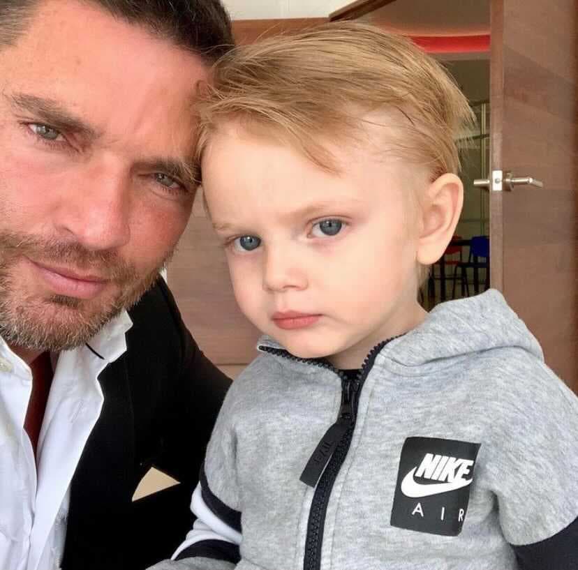 Julián Gil felicita a su pequeño hijo Matías por su cuarto cumpleaños