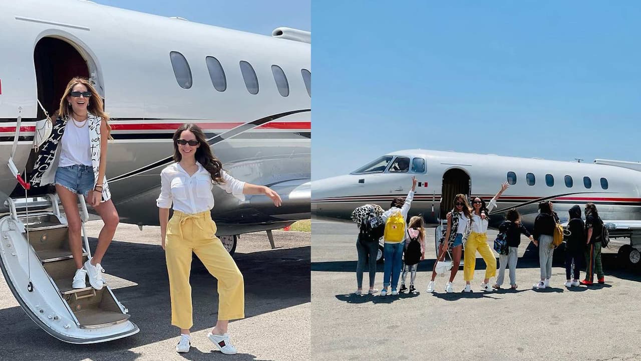 Camila Sodi y Geraldine Bazán demuestran ser ‘súper mamás' y se van de vacaciones con 7 niños