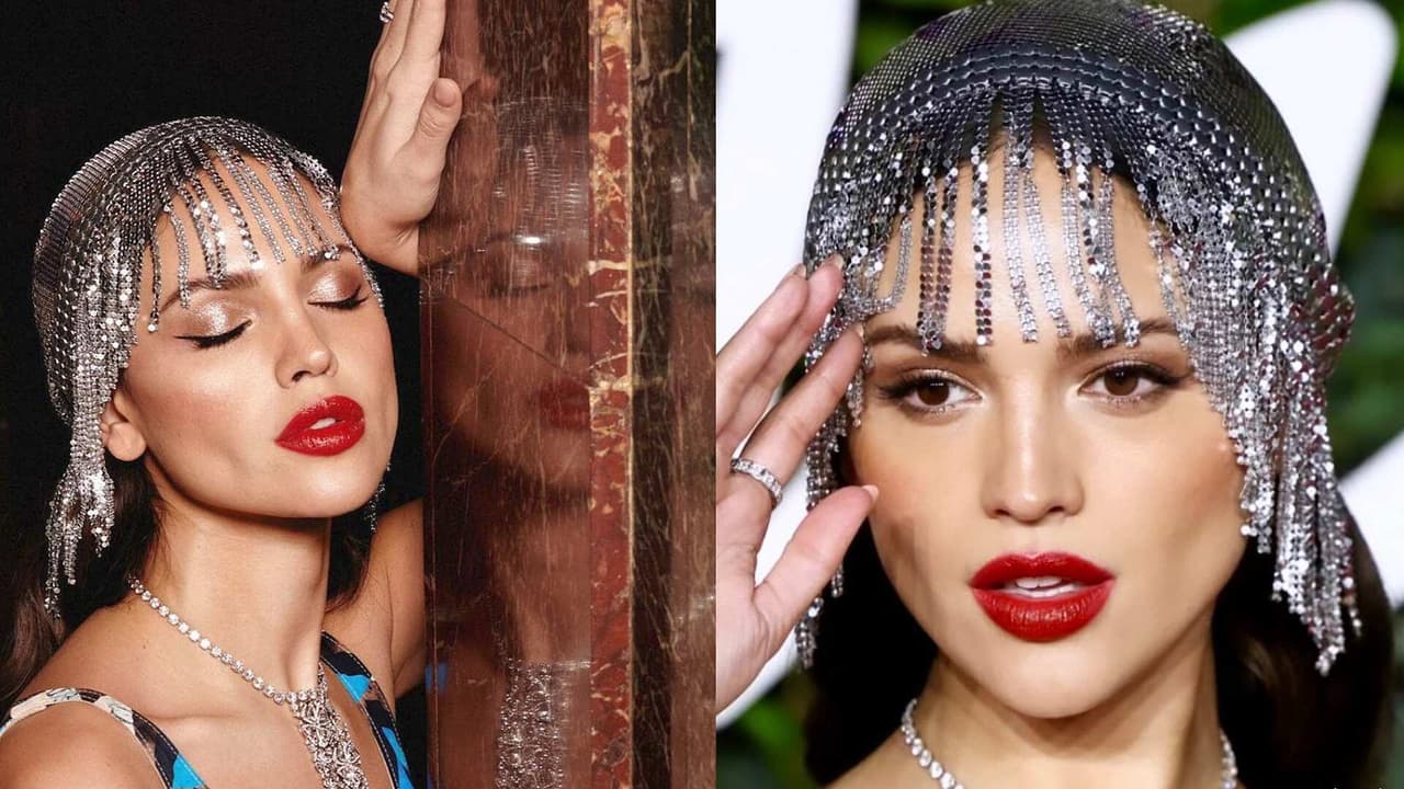 Eiza González llamó la atención con este tocado egipcio en la alfombra roja