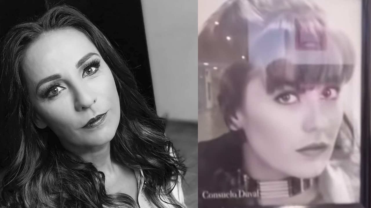 Consuelo Duval se pone nostálgica al encontrarse una fotografía de cuando inició en el CEA