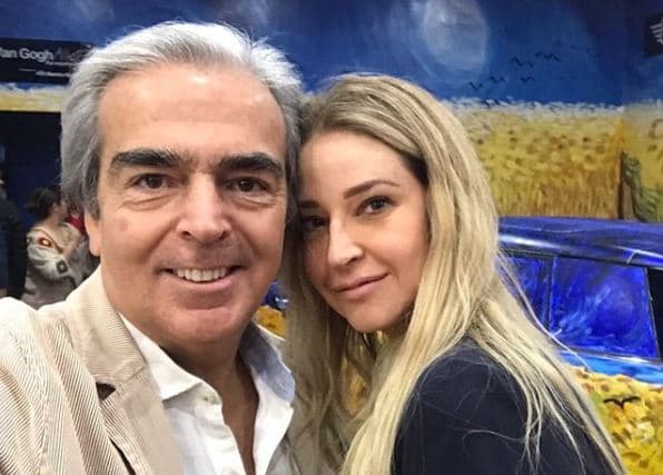 Lorenzo Lazo, viudo de Edith González, dedicó a su nueva pareja un amoroso mensaje.