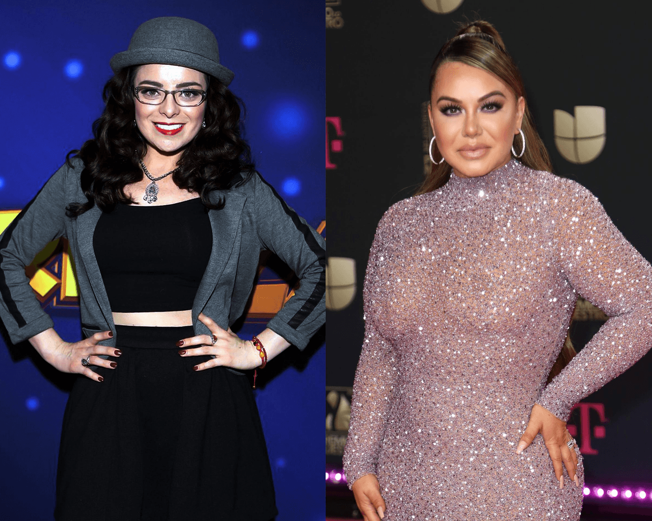 <b>Violeta Isfel y Chiquis Rivera</b>
<br>Ambas nacieron en 1985, solo por unos días, Isfel es mayor que Rivera. Ambas han destacado en el medio artístico por su talento.