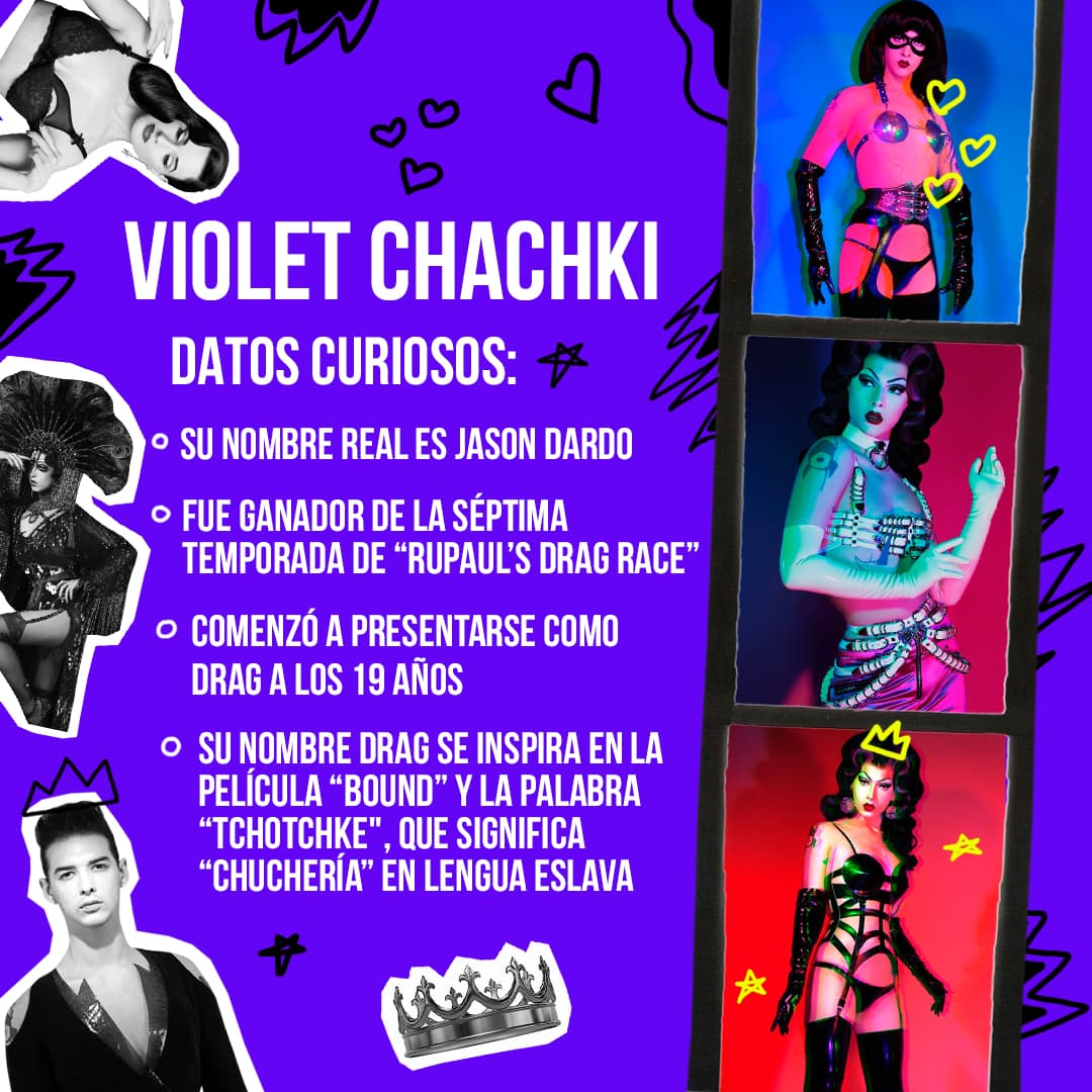 Violet Chachki asumió el riesgo de no cumplir con el estereotipo de las modelos de lencería