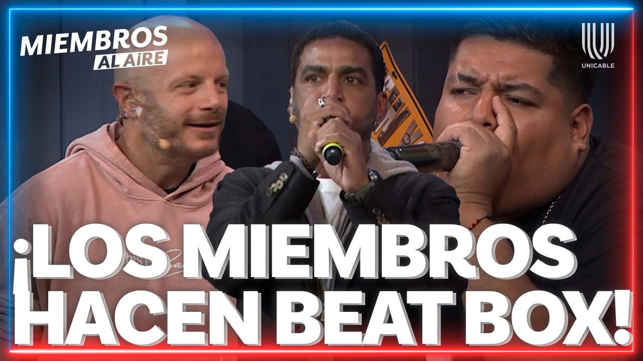 Los Miembros caen rendido a las habilidades de Grizzy y Aztec Flow en el ‘beat box'