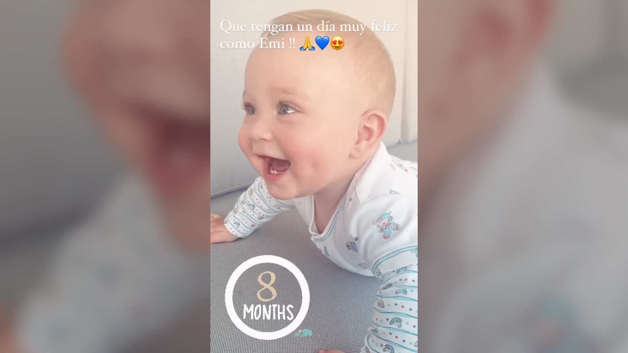 Emiliano, hijo de Anahí, te contagiará de felicidad cuando lo veas reírse con su mamá
