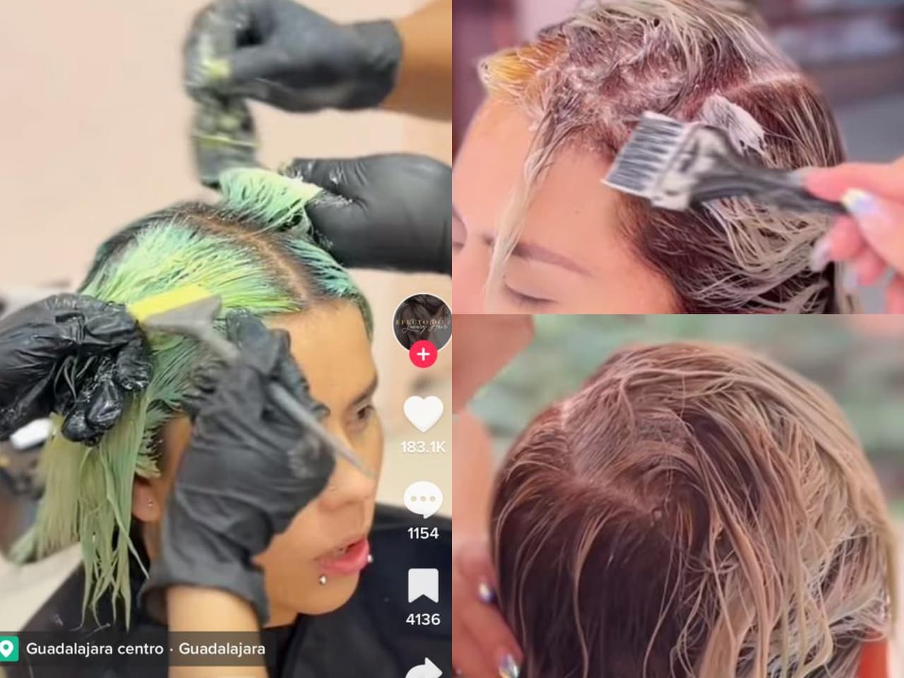 Mona muestra cómo fue su tratamiento en el pelo para ponerse extensiones.