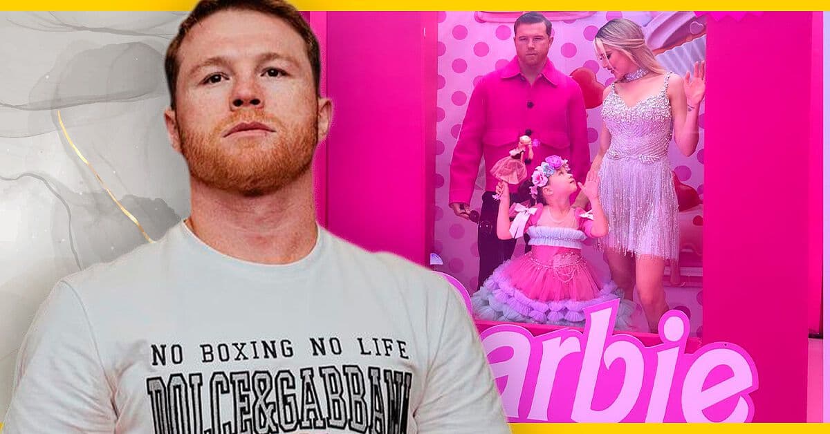 Canelo Álvarez tiró la casa por la ventana al celebrar los 5 años de su pequeña
