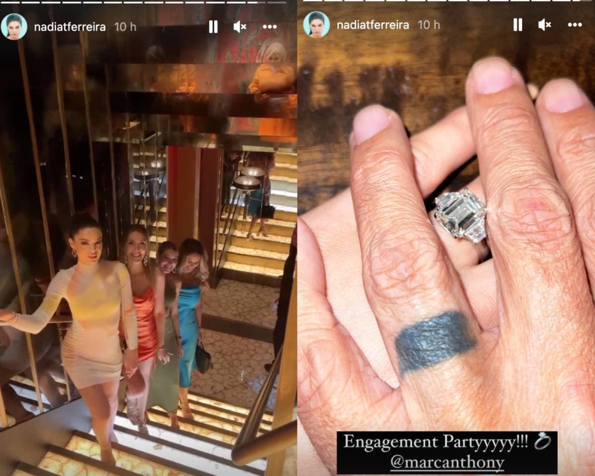 Marc Anthony se volverá a casar; Nadia Ferreira presume el anillo