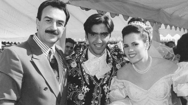 1991: America Guinart y Alejandro Fernández.