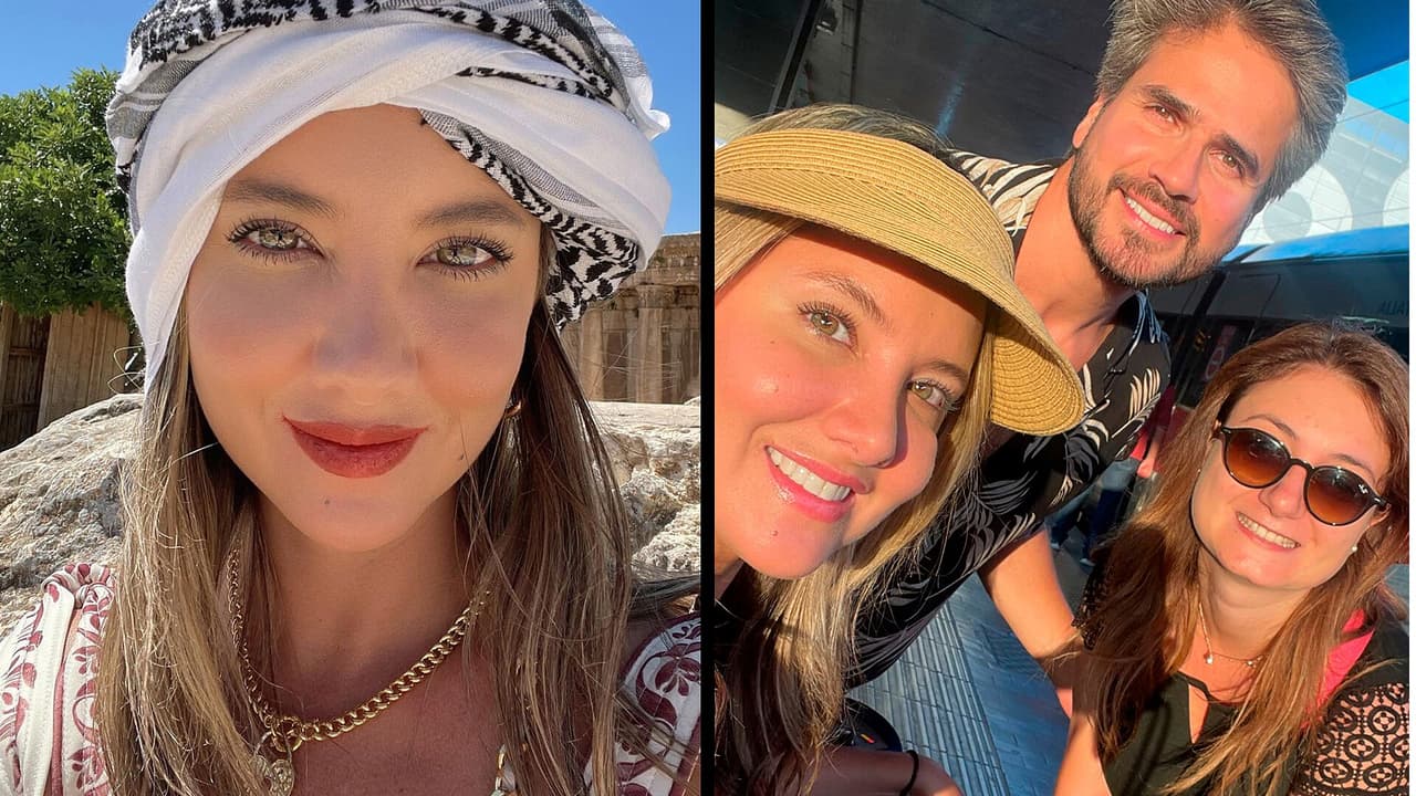 Daniella Álvarez y Daniel Arenas disfrutan de tarde de juegos en Italia