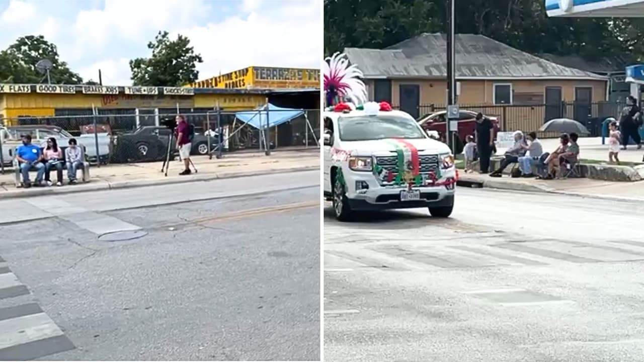 Desfile de Independencia de México registra pocos asistentes en San Antonio