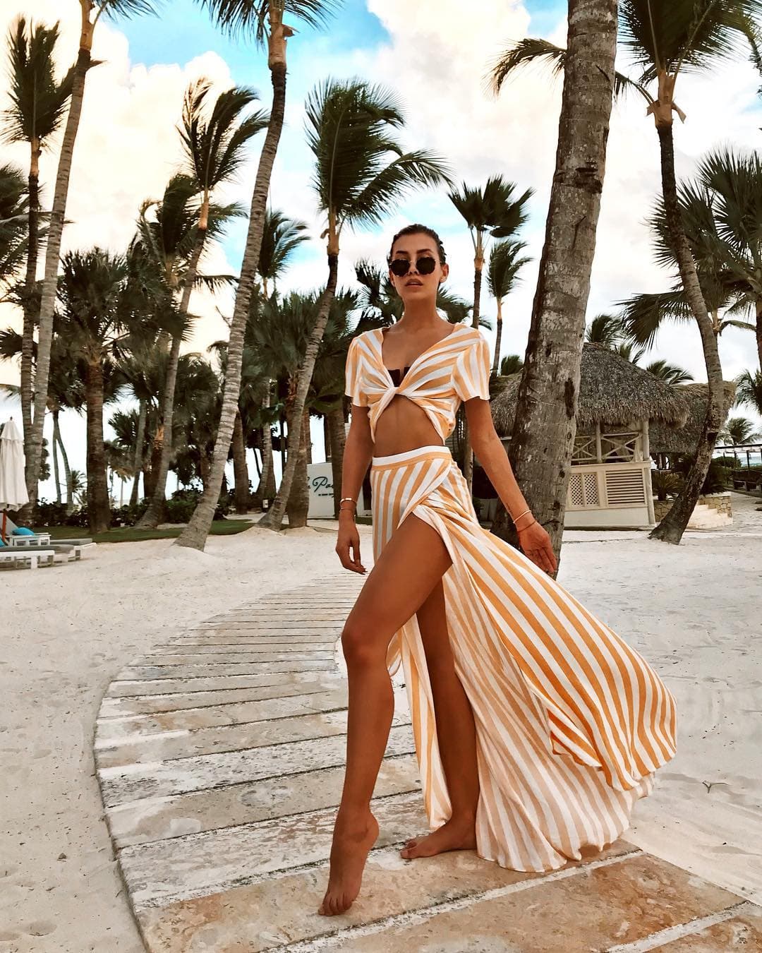 Maxifalda estilo "gitana" para playa. Marca: Shop Milea