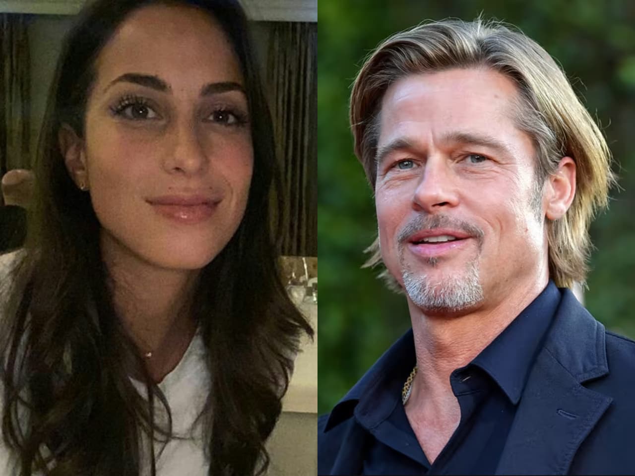 Brad Pitt se deja ver con su nueva novia, a quien le dobla la edad