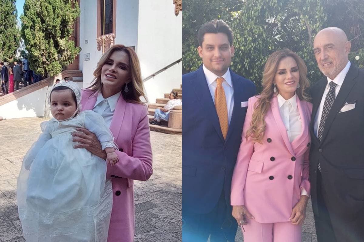 Lucía Méndez presume en Instagram el bautizo de su nieta Victoria