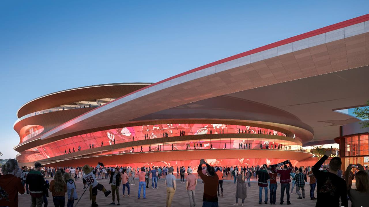 Así sería la nueva arena de los Arizona Coyotes de la NHL al norte de Phoenix