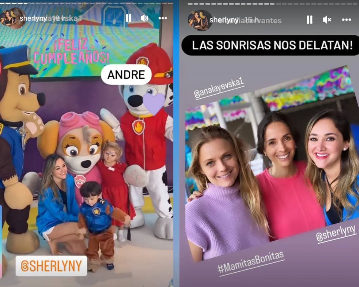 Sherlyn celebra a lo grande el segundo cumpleaños de André