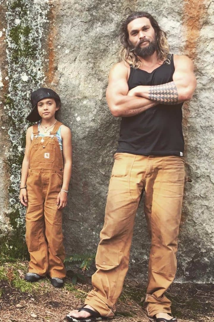 Momoa está casado con la actriz Lisa Bonet y tiene con ella dos hijos,