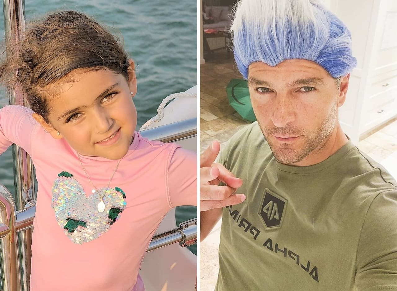 Martín Fuentes, esposo de Jacqueline Bracamontes, ha dicho que tiene a su ‘mini me’, y es que en verdad pareciera que volvió a nacer, pero esta vez en niña, en su hija Carolina, quien además de ser igual de extrema en los deportes, tiene la misma sonrisa que su padre. La pareja tiene cinco hijas, pero es Caro la que tiene más de los rasgos físicos de su papá. 
<br>