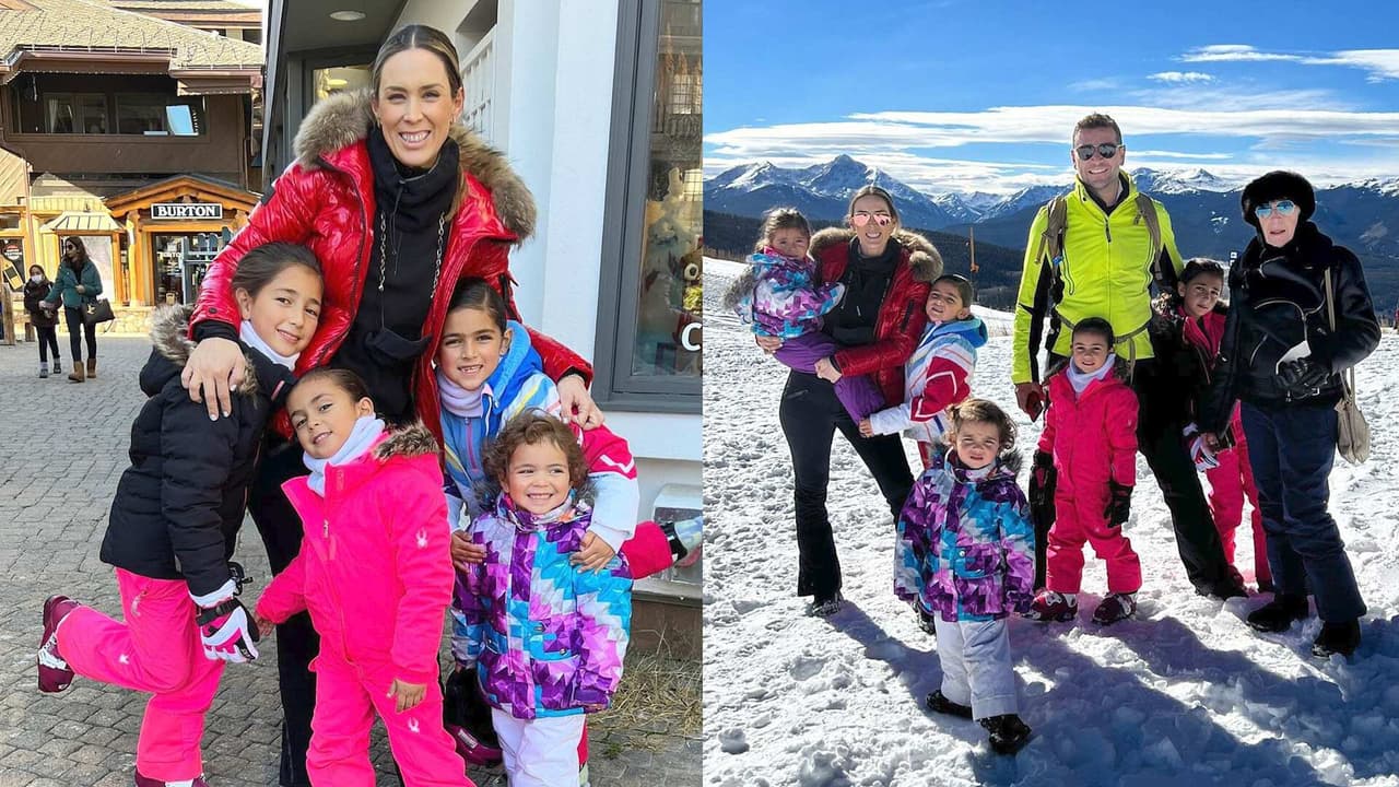 Jacky Bracamontes: Sus hijas enternecen al esquiar en la nieve