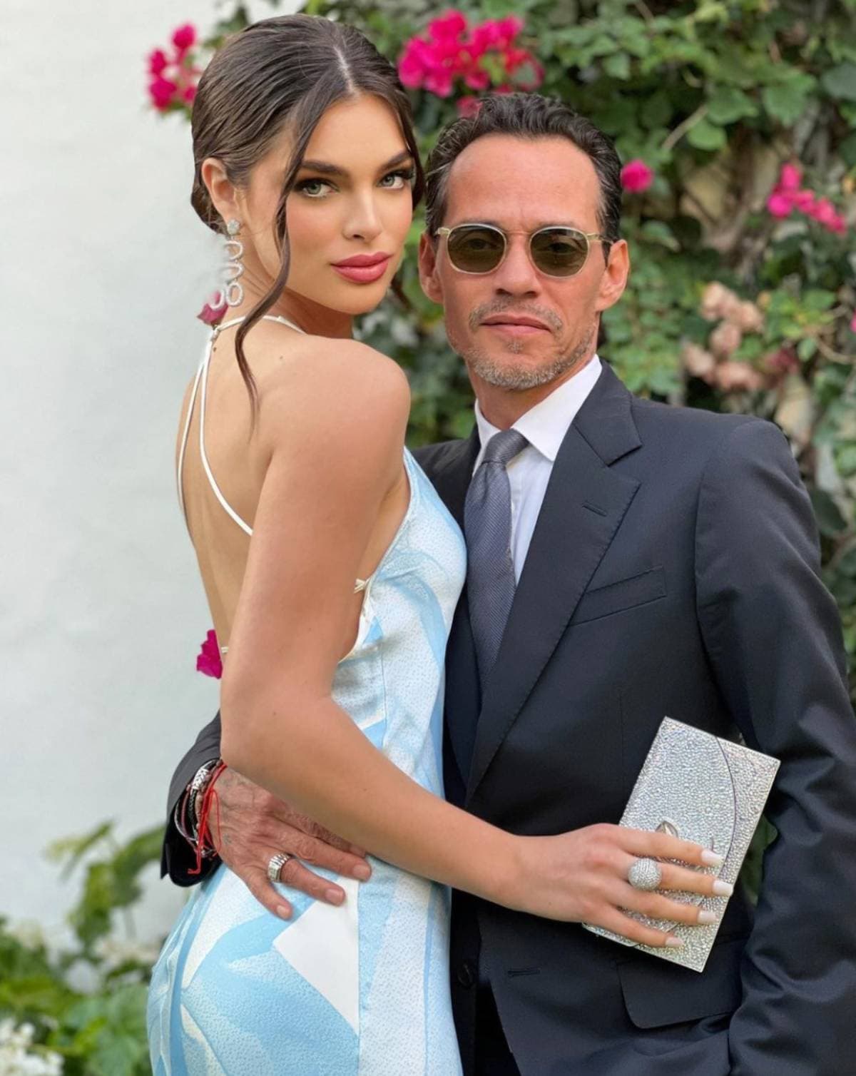 Marc Anthony celebra el cumpleaños 23 de Nadia Ferreira