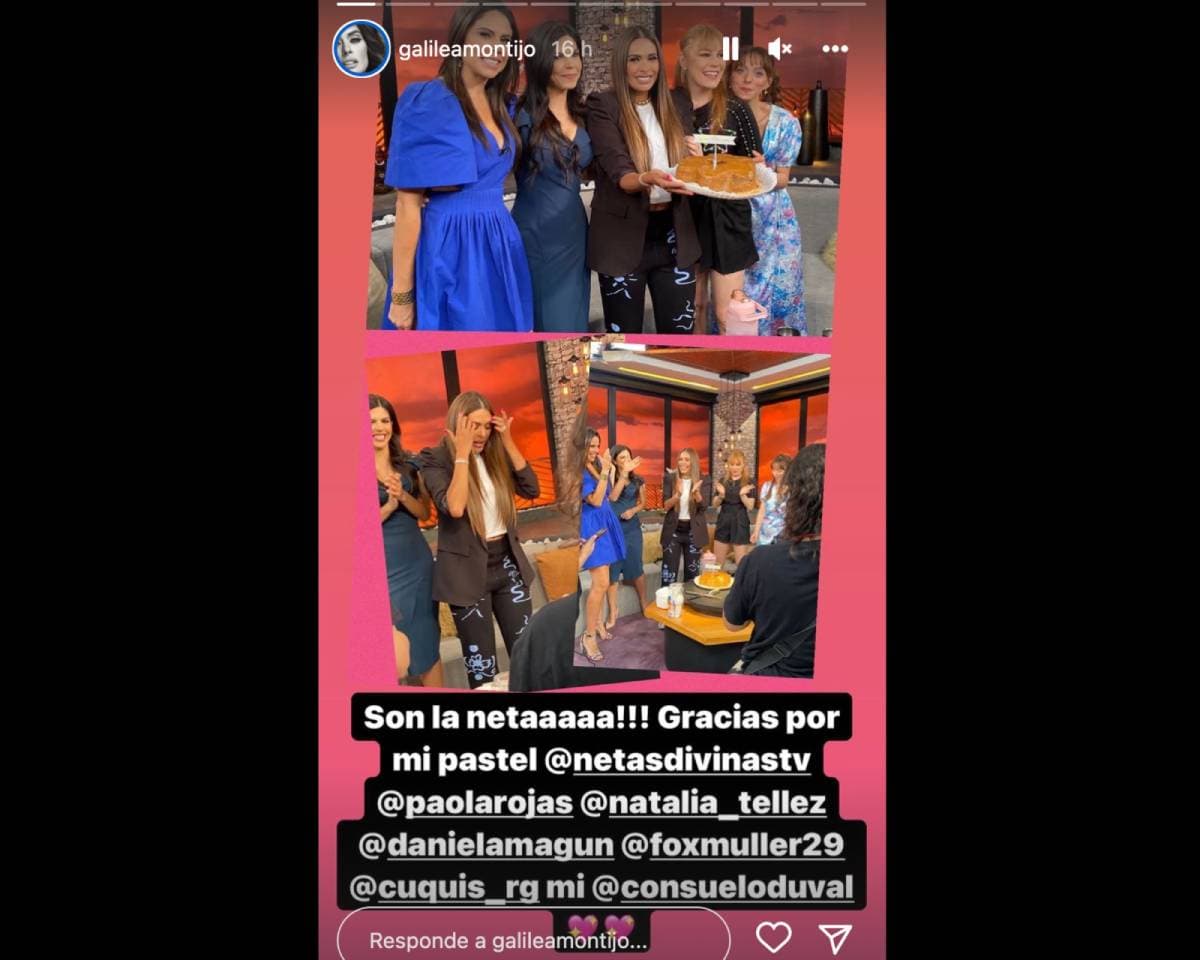 Galilea Montijo es apapachada en su cumpleaños por las 'Netas Divinas'