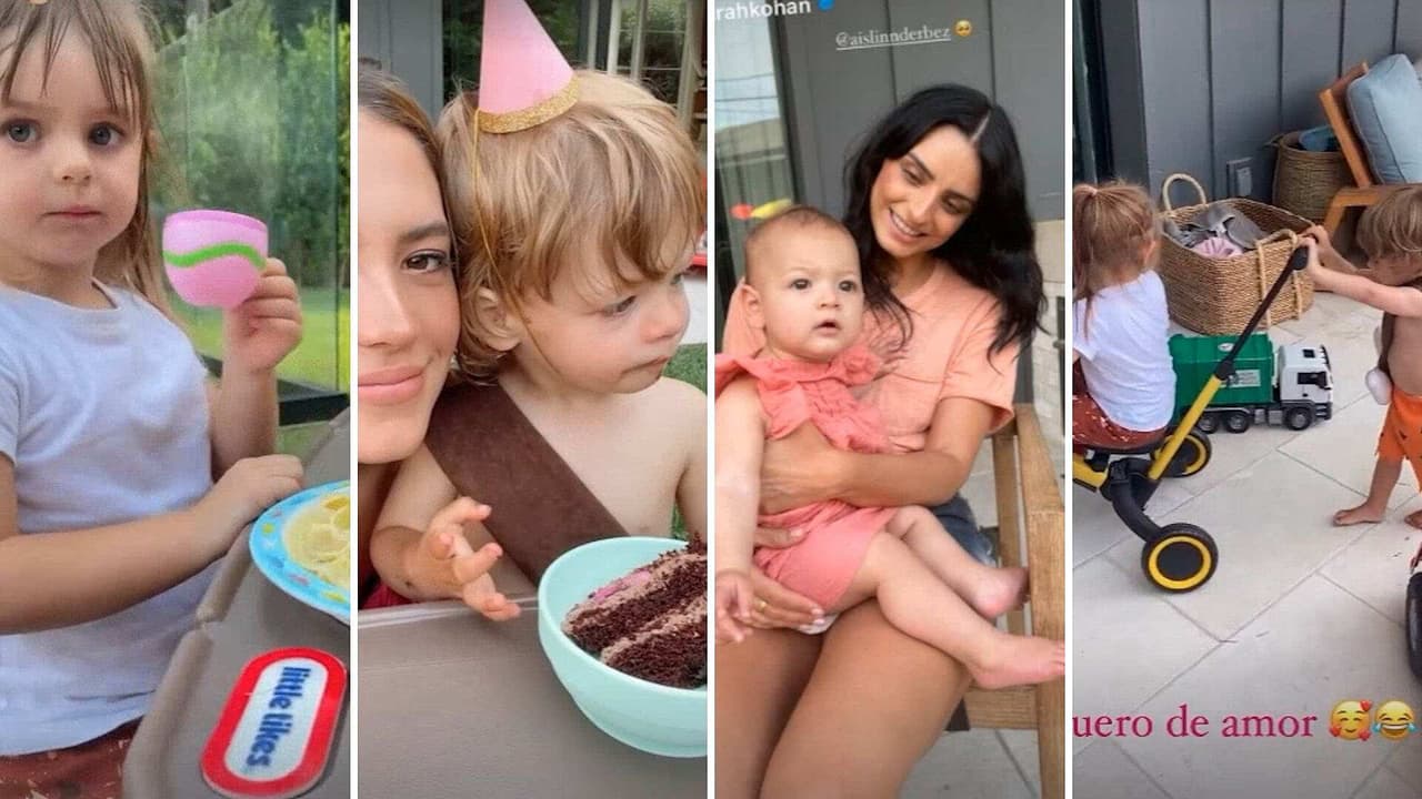 Chicharito celebra el cumpleaños de su hijo y Aislinn y Kailani fueron sus invitadas