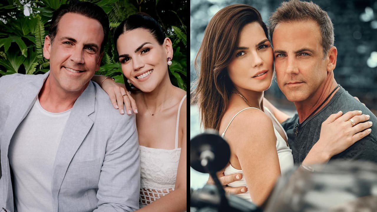 Karina Banda desafía a Carlos Ponce con un juego de canicas