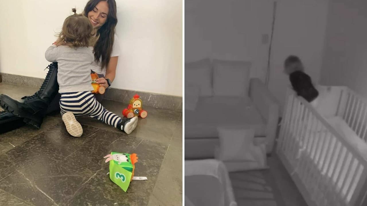 Como de ‘Misión Imposible’, Zuria Vega comparte cómo su hijo Luka se escapa de la cuna