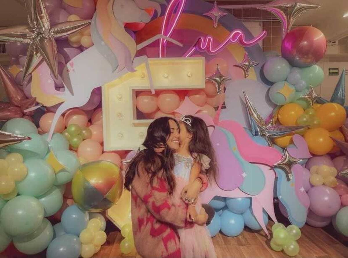 Así celebró Zuria Vega los 5 años de su hija Lúa
